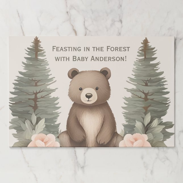 Bloc De Hojas Woodland Forest Bear (Anverso)