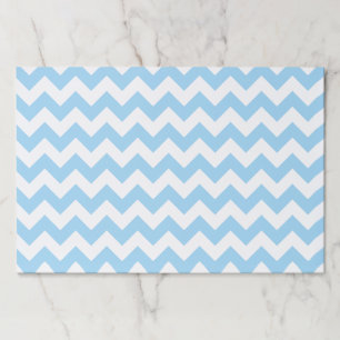 Bloc De Hojas Zigzag Azul, Chevron Azul, Patrón Geométrico