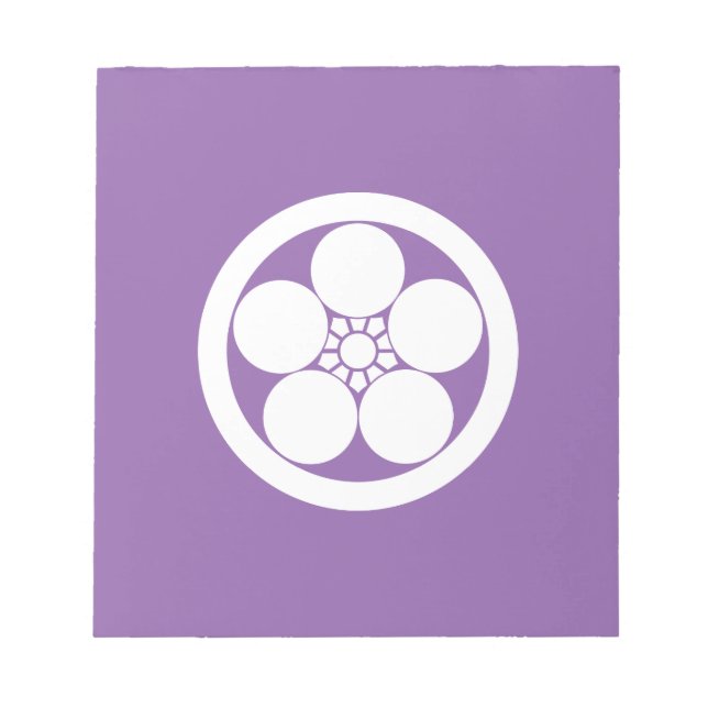 BLOC DE NOTAS 丸に梅鉢 (Frente)