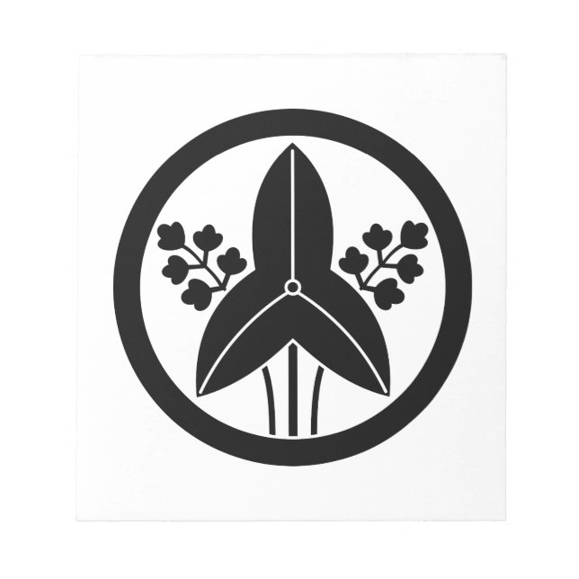 BLOC DE NOTAS 丸 に 立 沢 瀉 (Frente)