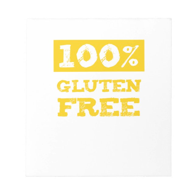 Bloc De Notas 100% sin gluten (Frente)