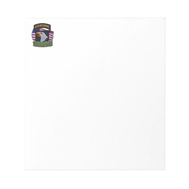 Bloc De Notas 101ª división aérea veteranos de guerra Notepad (Frente)
