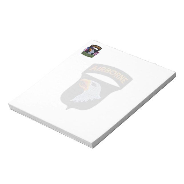 Bloc De Notas 101ª división aérea veteranos de guerra Notepad (Lado Izquierdo)