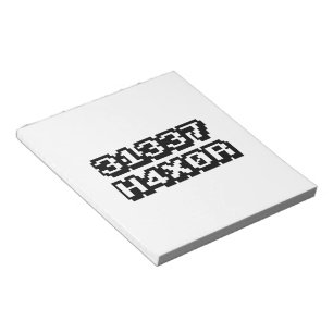 BLOC DE NOTAS 31337 H4X0R