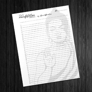 Bloc De Notas 33x3 Método de Manifestación,Ley Buda de atracción