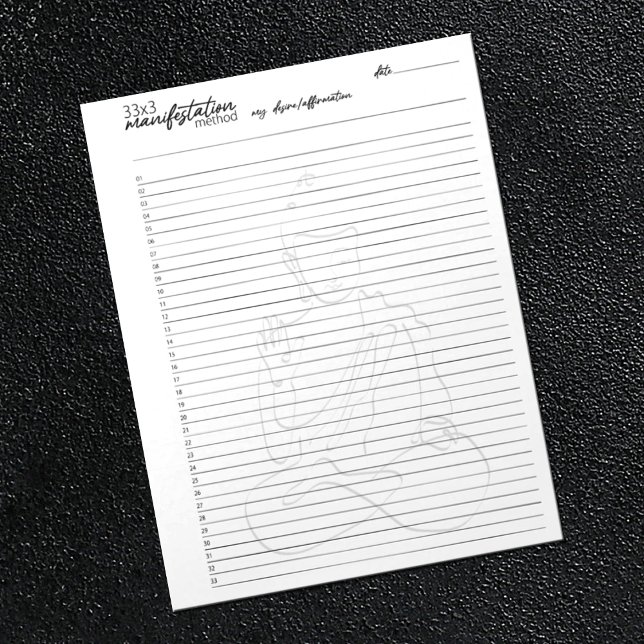 Bloc De Notas 33x3 Método de Manifestación, Ley de atracción (Subido por el creador)