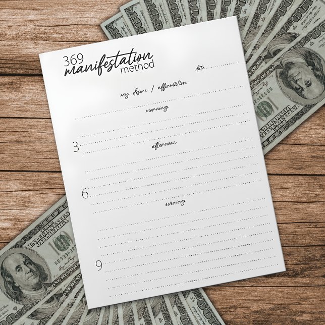 Bloc De Notas 369 Método de manifestación, Ley de atracción (Subido por el creador)