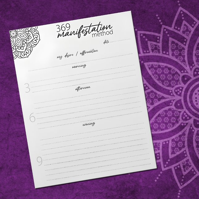 Bloc De Notas 369 Método de manifestación, Ley de atracción (Subido por el creador)