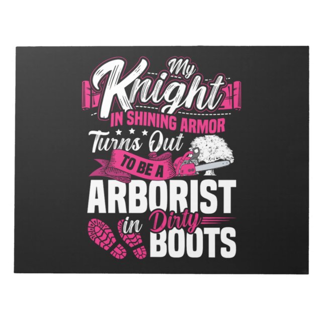 Bloc De Notas 37.Arboristo para un trimmer de árbol (Frente)