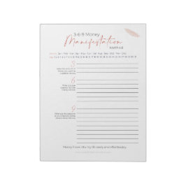 Bloc De Notas 3-6-9 Ley de método de Notepad de atracción