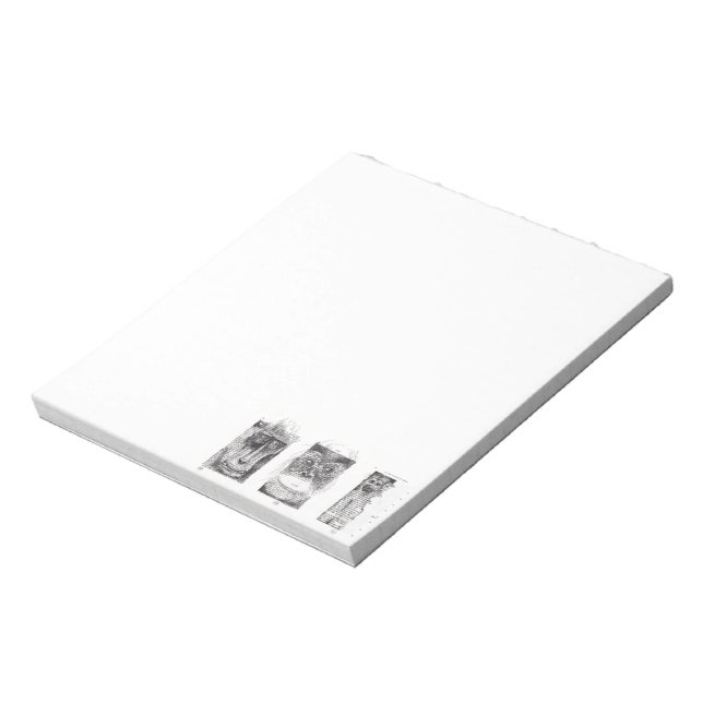 Bloc De Notas 3 Monos Billete de Año Nuevo chino Zodiac (Lado Izquierdo)