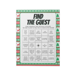 Bloc De Notas 40 Navidades encuentran los Juegos de Bingo Invita
