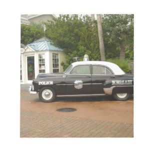 Bloc De Notas '51 Coche Policial Chevrolet
