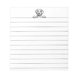 Bloc De Notas 5.5"x6" Lined Labrador Notepad