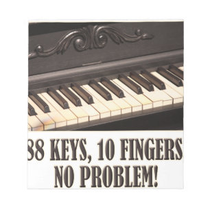 Bloc De Notas 88 Llaves, 10 dedos, ¡No hay problema!