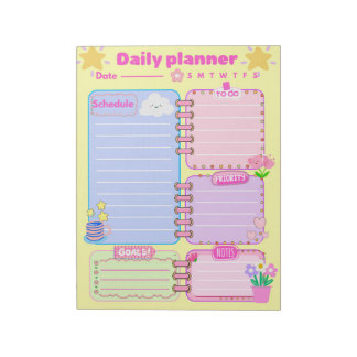 Bloc De Notas a daily planner Notepad