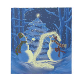 Bloc De Notas A Snowman Christmas
