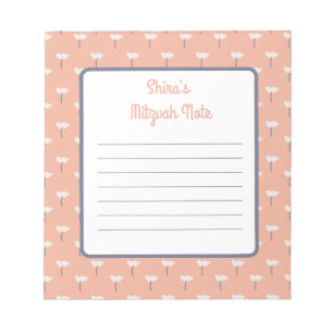Bloc De Notas Abi print Mitzvah Notes