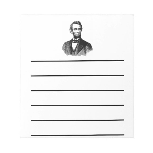 Bloc De Notas Abraham Lincoln (Frente)