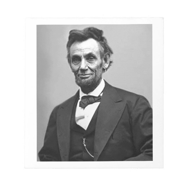 Bloc De Notas Abraham Lincoln (Frente)