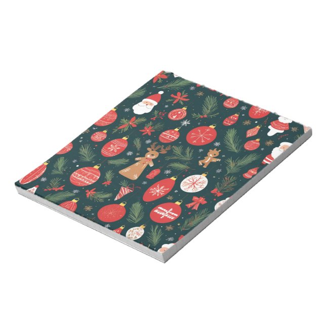 Bloc De Notas Abrazando el espíritu de los Navidades, Feliz Navi (Lado Izquierdo)