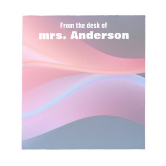 Bloc De Notas Abstract gradient purple blue 