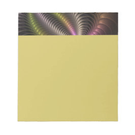 Bloc De Notas Abstract Shiny Trippy Colorful 3D Fractal Art