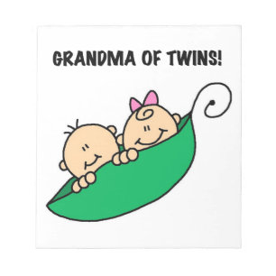 Bloc De Notas Abuela de los regalos de los gemelos