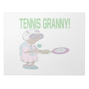 Bloc De Notas Abuela del Tenis
