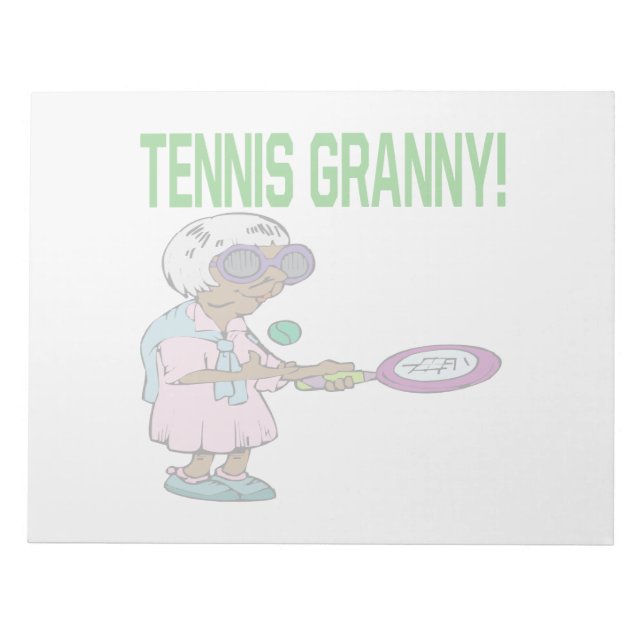 Bloc De Notas Abuela del Tenis (Frente)