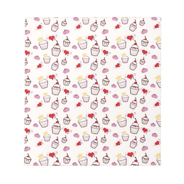 Bloc De Notas Accesorios de Kawaii Cupcakes (Frente)