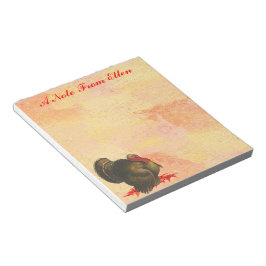 Bloc De Notas Acción de Gracias Turquía