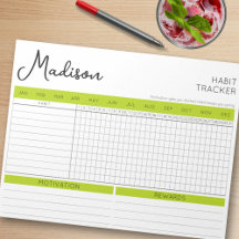 Acentos verdes sencillos y simples de seguimiento