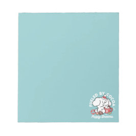 Bloc De Notas Acogedores sueños de cachorro - chocolate caliente