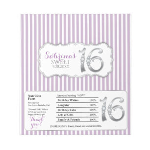 Bloc De Notas Acondicionadores de tela de chocolate dulce 16