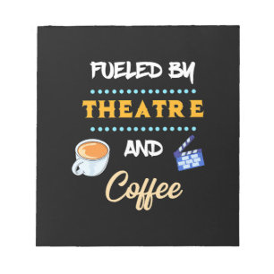 Bloc De Notas Actor Alimentado Por El Café Teatral