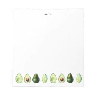 Bloc De Notas Acuarela Aguacate Garland personalizada