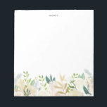 Bloc De Notas Acuarela Pale Peonies Relieve metalizado dorado Pe<br><div class="desc">Tinta floral caprichosa con ilustraciones acuarelas de peonías pálidas y rosas,  verde y acentos de Relieve metalizado de oro falso.  Este panfleto floral será perfecto como regalo personalizado. Personalice agregando un nombre o una frase corta.</div>
