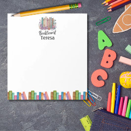 Bloc De Notas acuarela personalizada de "Booktrovert"