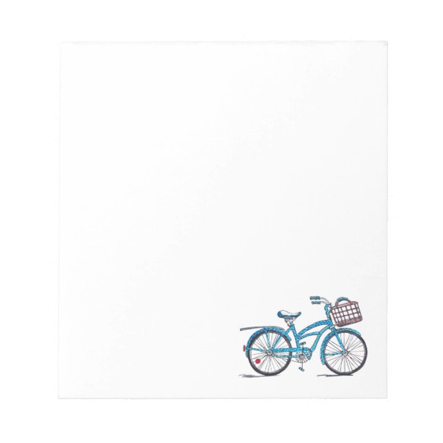 Bloc De Notas Acuarela Polka Dot Bicle (Frente)