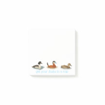 Bloc de notas adhesivas Ducks in a Row