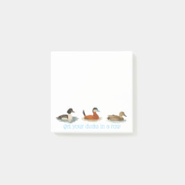 Bloc de notas adhesivas Ducks in a Row