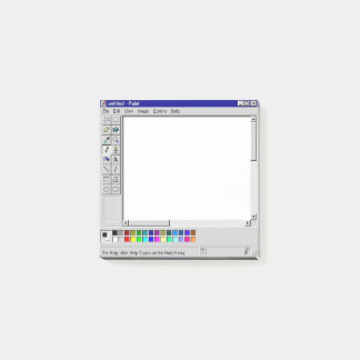 Bloc de notas adhesivas 'Pintar página web' Retro: