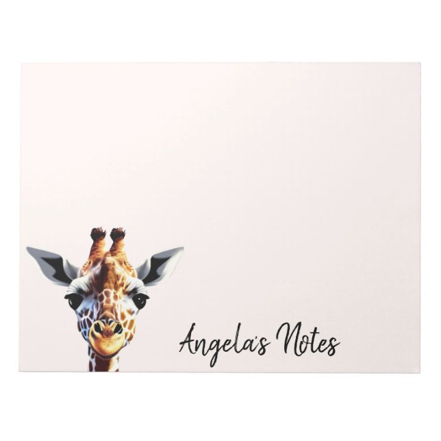 Bloc De Notas Adorable Giraffe (Frente)