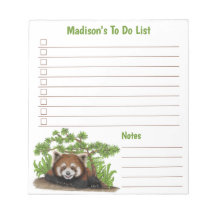 Adorable Red Panda Kids Personalizado Para Hacer L