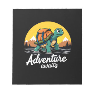 Bloc De Notas Adventure Awaits es Aventuras de Senderismo es Ave