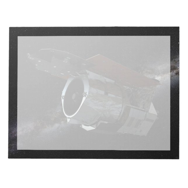 Bloc De Notas Aeronave espacial con telescopio infrarrojo de cam (Frente)