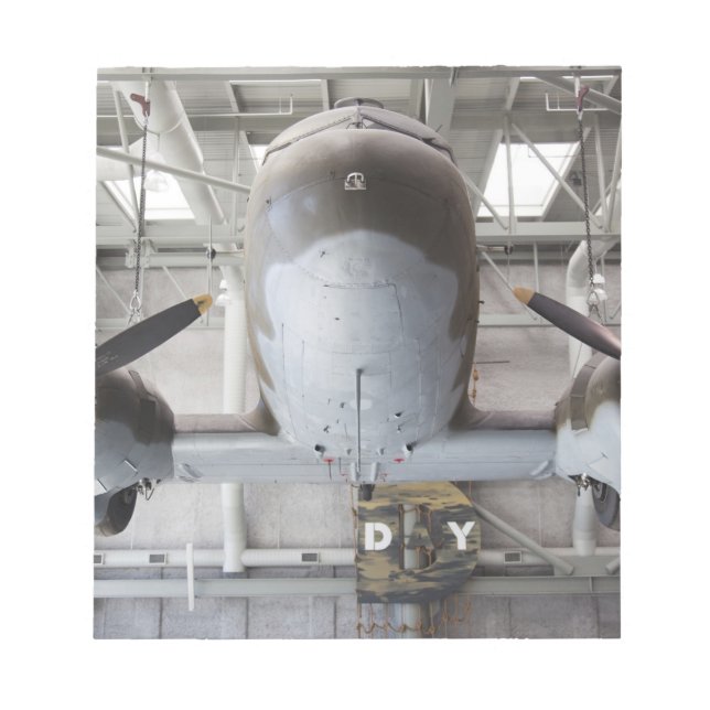 Bloc De Notas Aeronaves de transporte Dakota C-47 de la Segunda  (Frente)