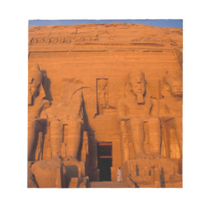 Bloc De Notas AF, Egipto, Abu Simbel. Fachada al atardecer, Gran