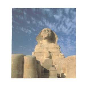Bloc De Notas África, Egipto, El Cairo, meseta de Giza. Esfinge
